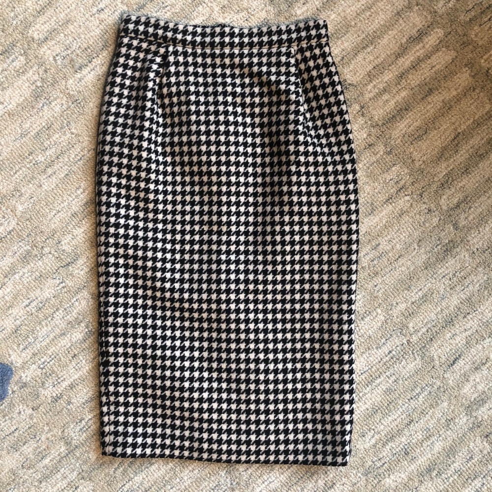 Max Mara Runway houndstooth skirt
